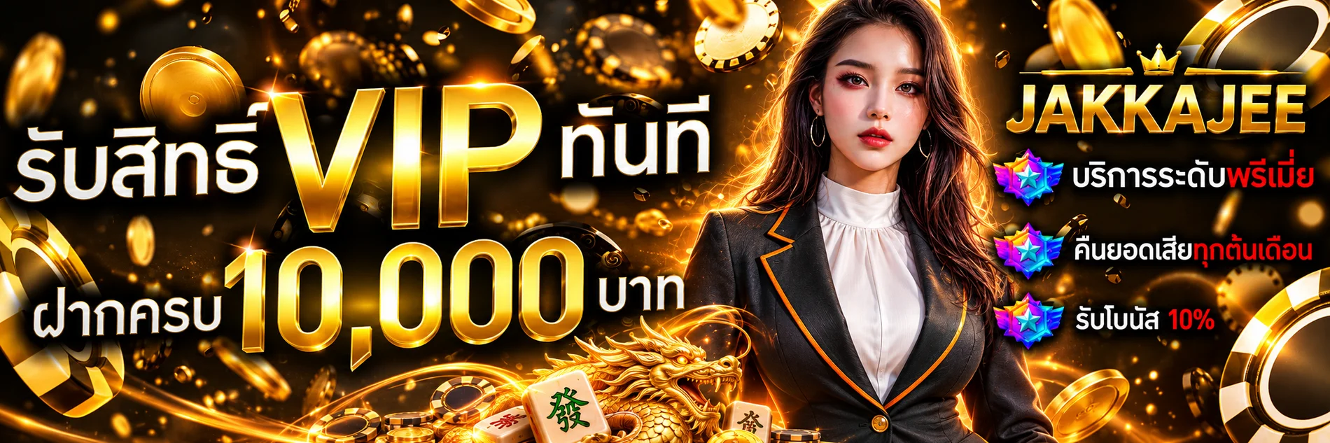 สิทธิ์ VIP JAKKAJEE และมังกร Mahjong Ways