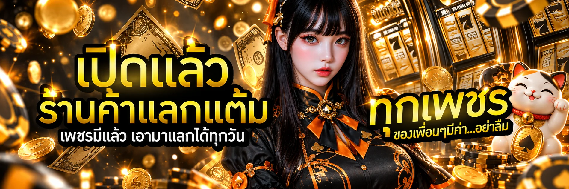 โปรโมชั่นร้านค้าแลกแต้ม JAKKAJEE กับ Lucky Neko